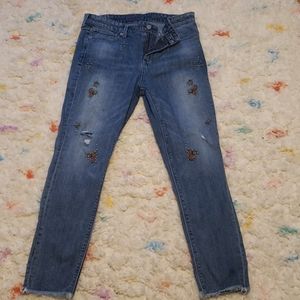 Lucky Floral Print Jeans